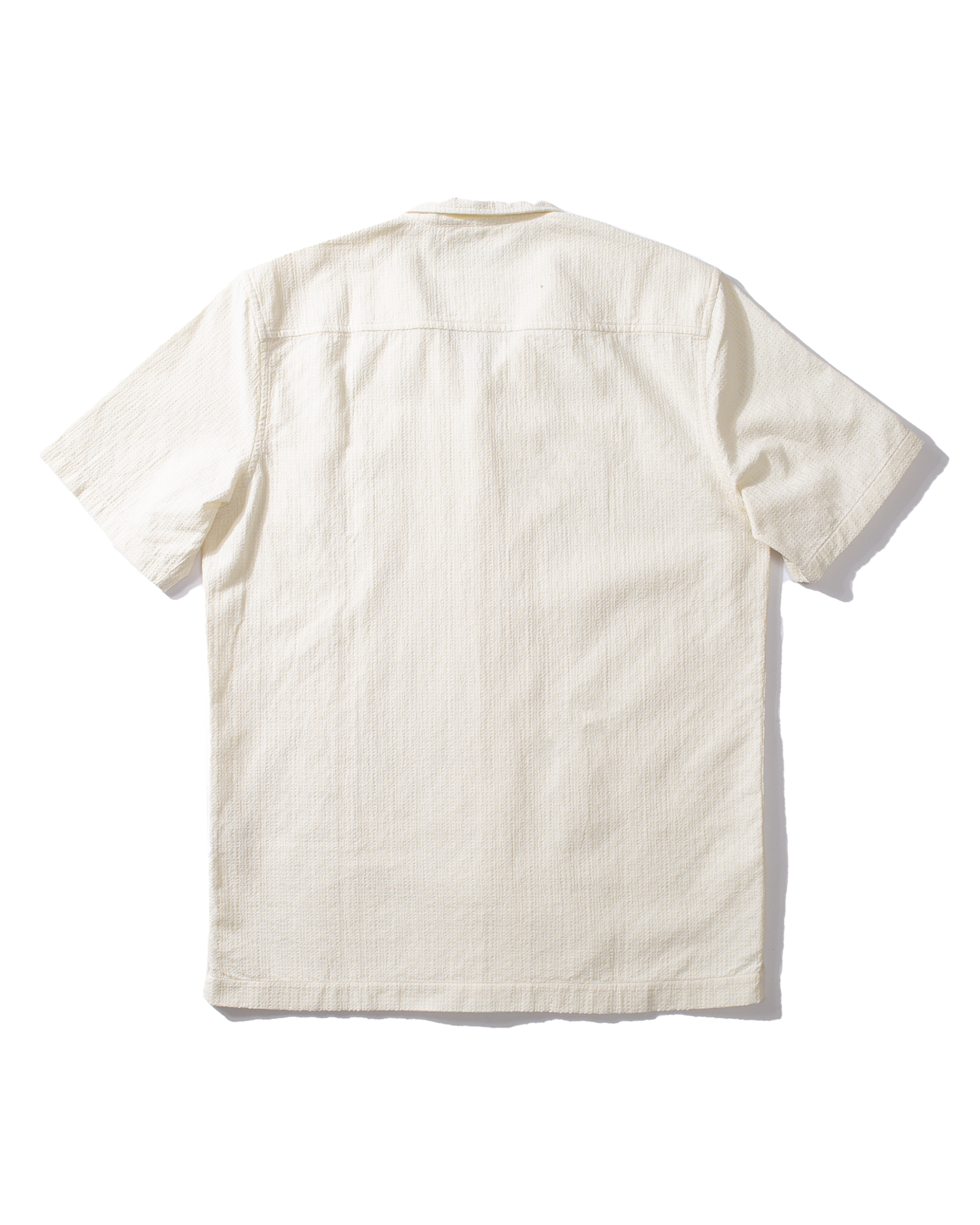 Chemise à manches courtes Artisan - Blanc cassé