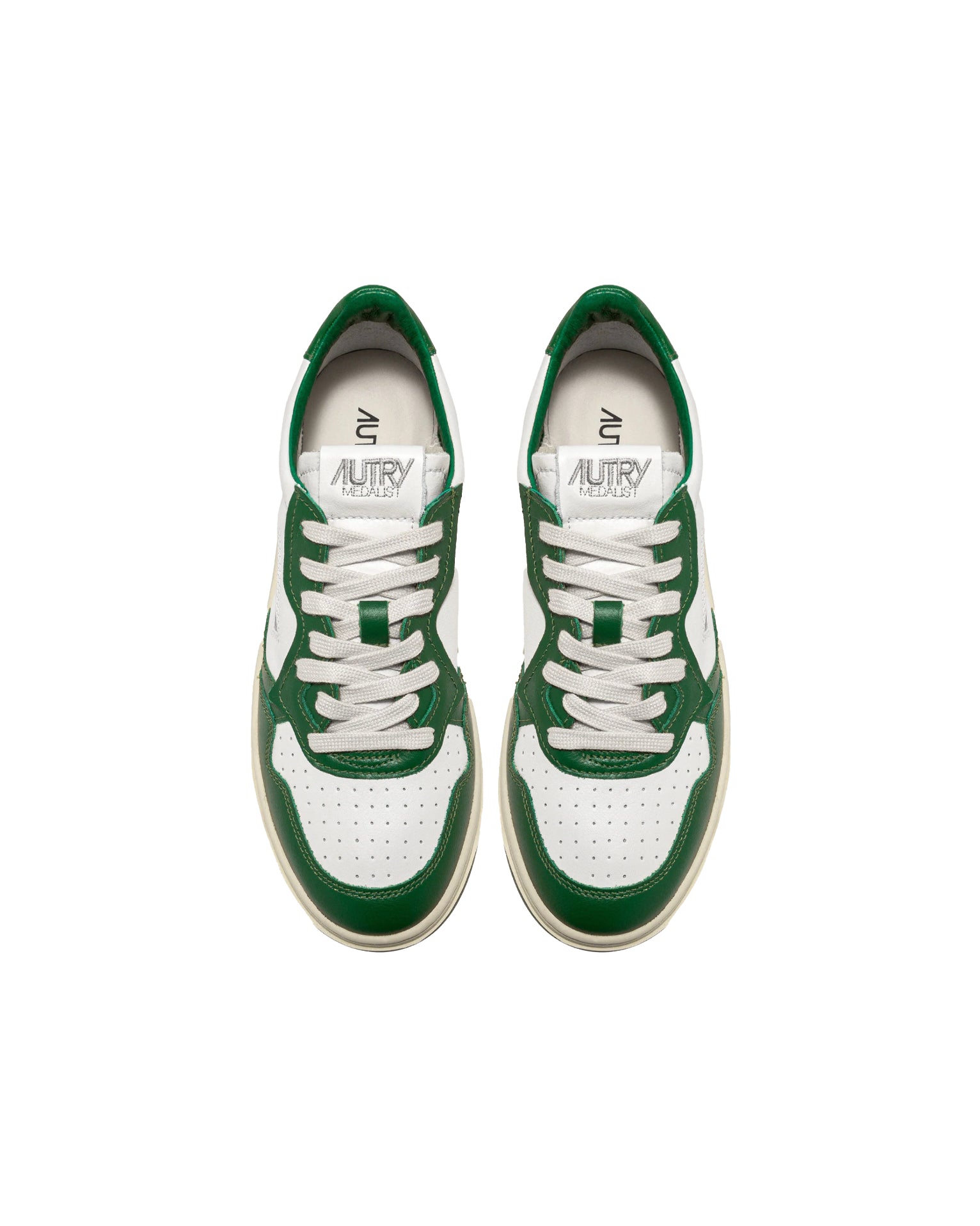 Chaussures Autry Two-Tone Medalist WB03 - White/Green