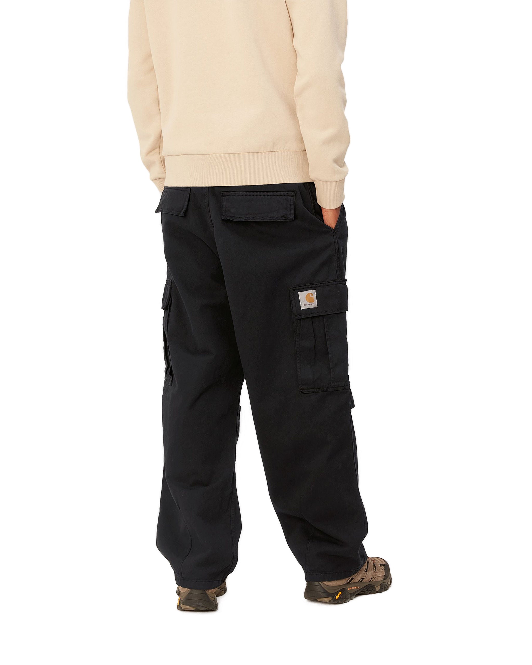 Cole Cargo Pant - Black (garment dyed)