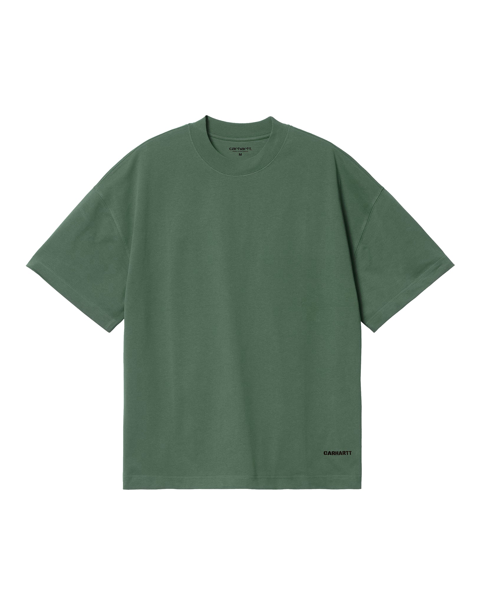 SS Link Script T-Shirt - Park/Black
