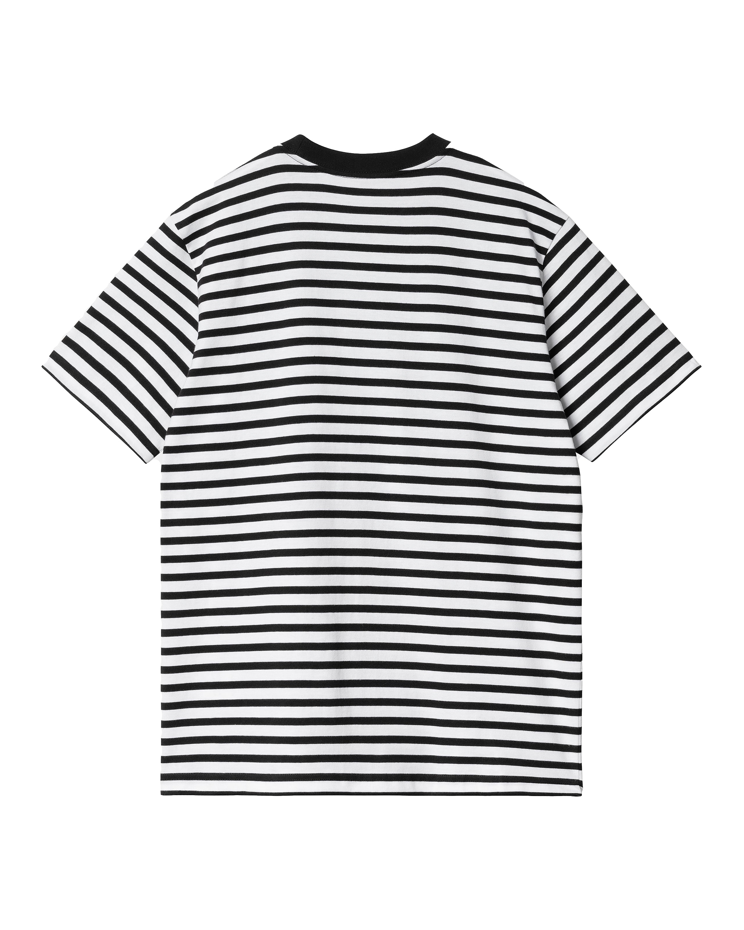 T-shirt SS Seidler Pocket - Rayure Noir/Blanc