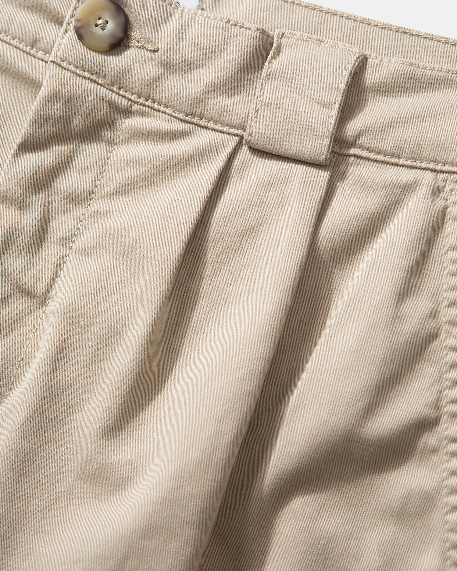 Pantalons Shorts Belt Loop - Plain Taupe