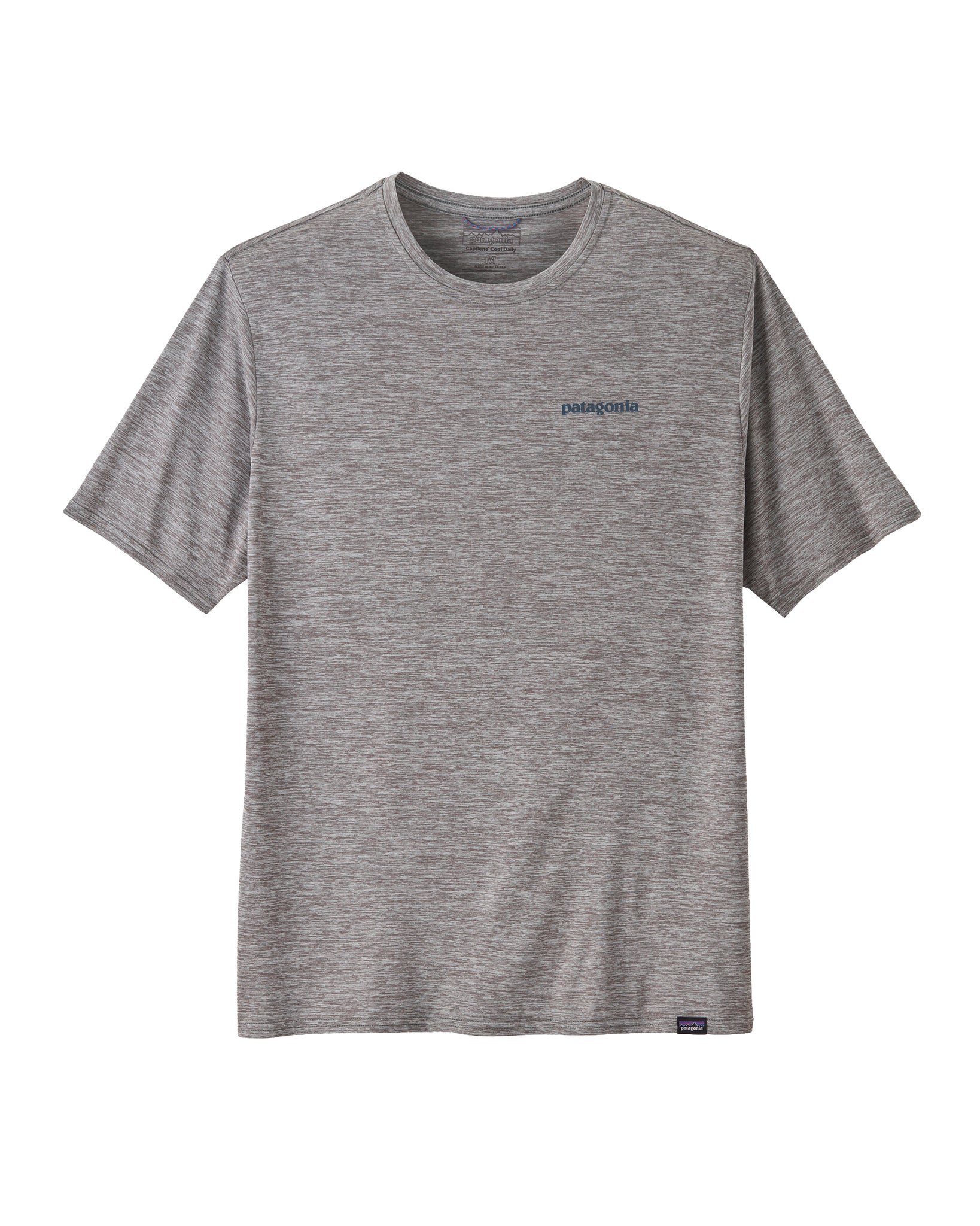 Ms Capilene Cool Daily T-shirt - Boardshort Logo Feather Grey (BLAF)