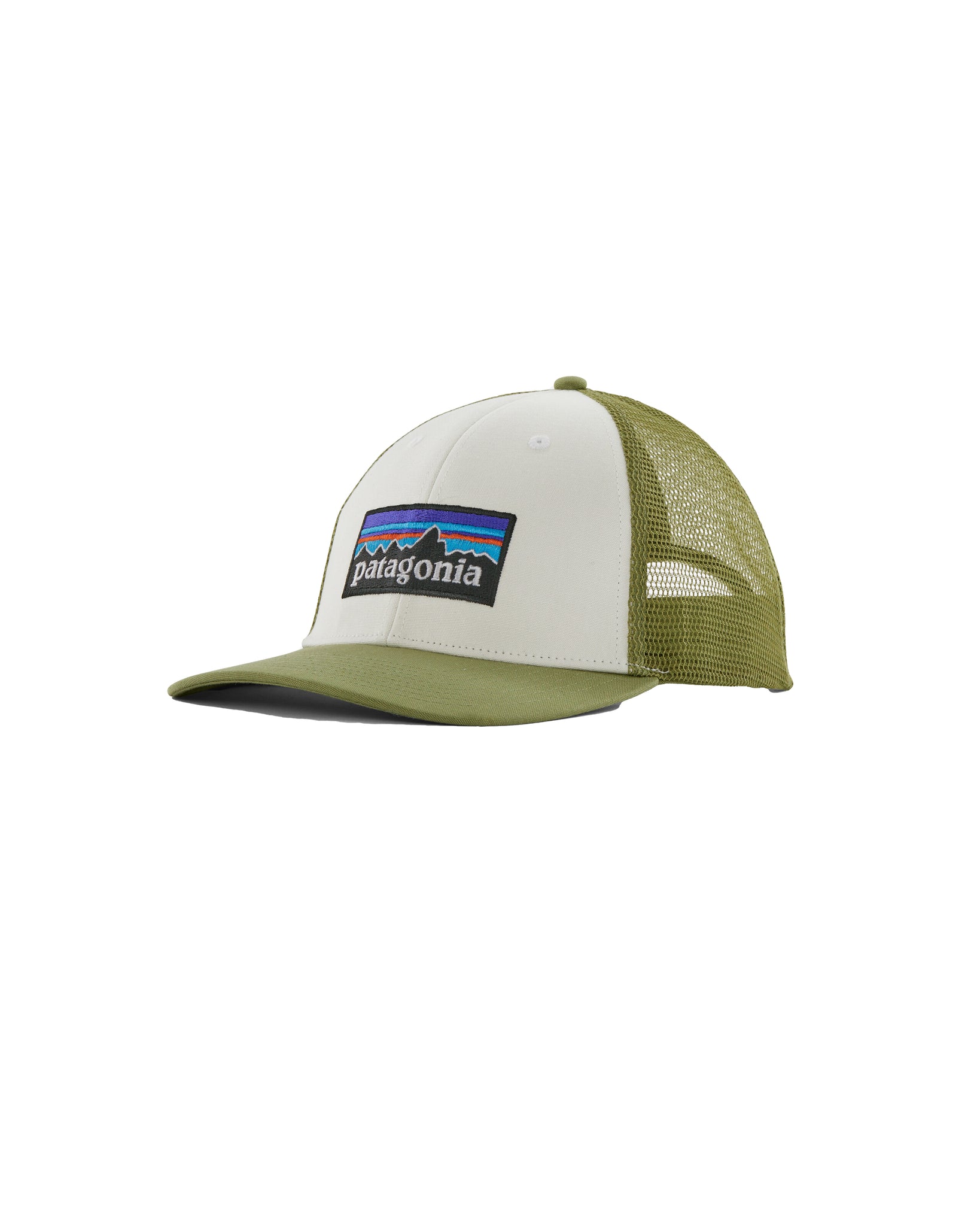 P-6 Logo LoPro Trucker Hat - White/Buckhorn Green (WBGN)
