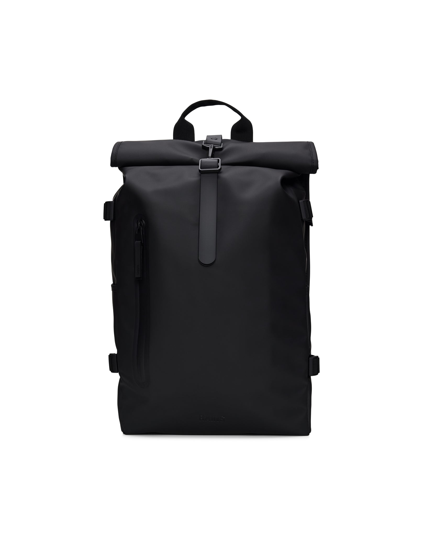 Rolltop Rucksack Large Backpack - Black