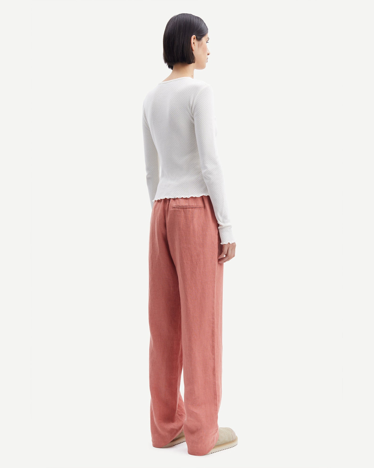 Hoys Straight Trousers 14329 - Canyon Rose