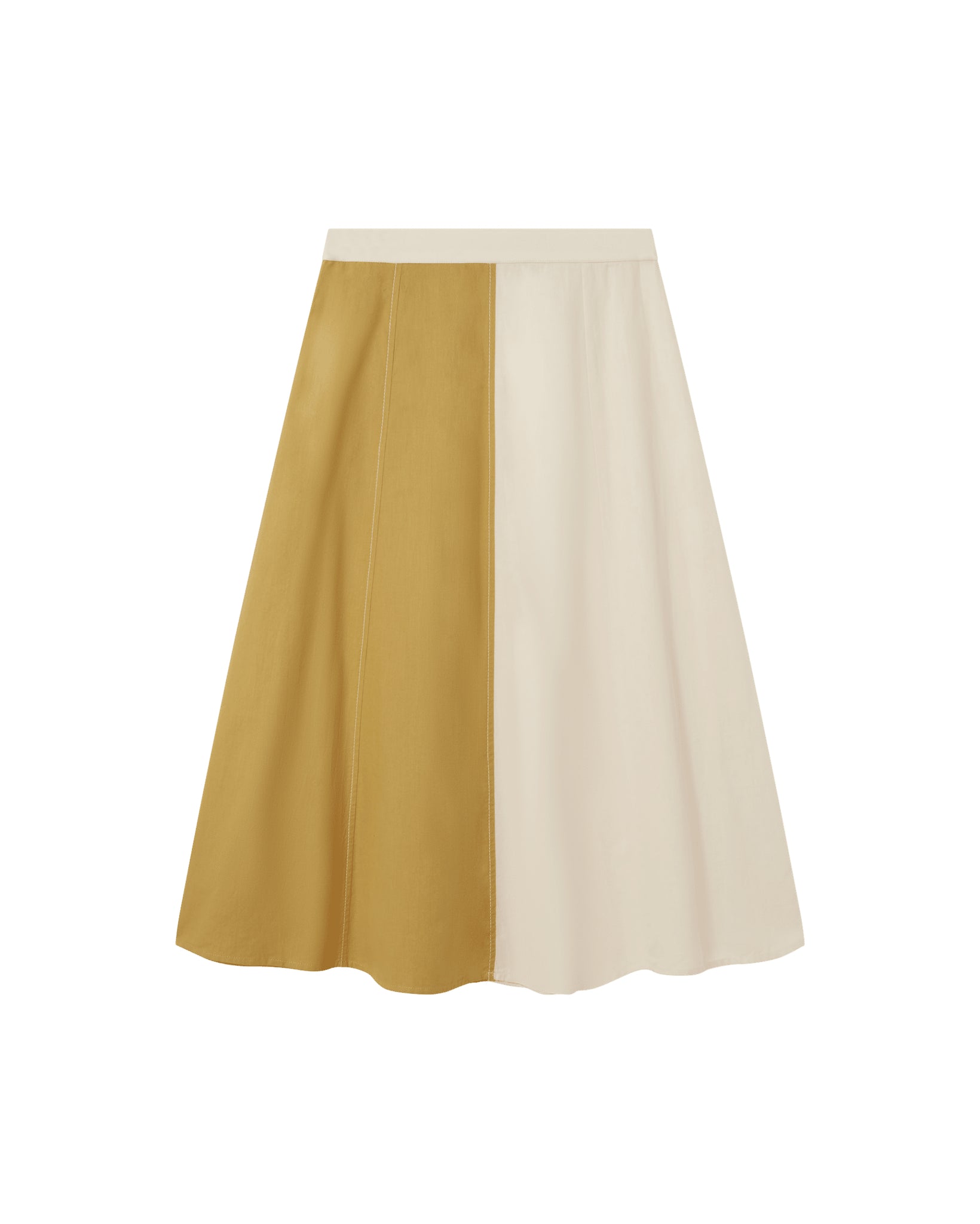 Patched Sofia Skirt - Yellow