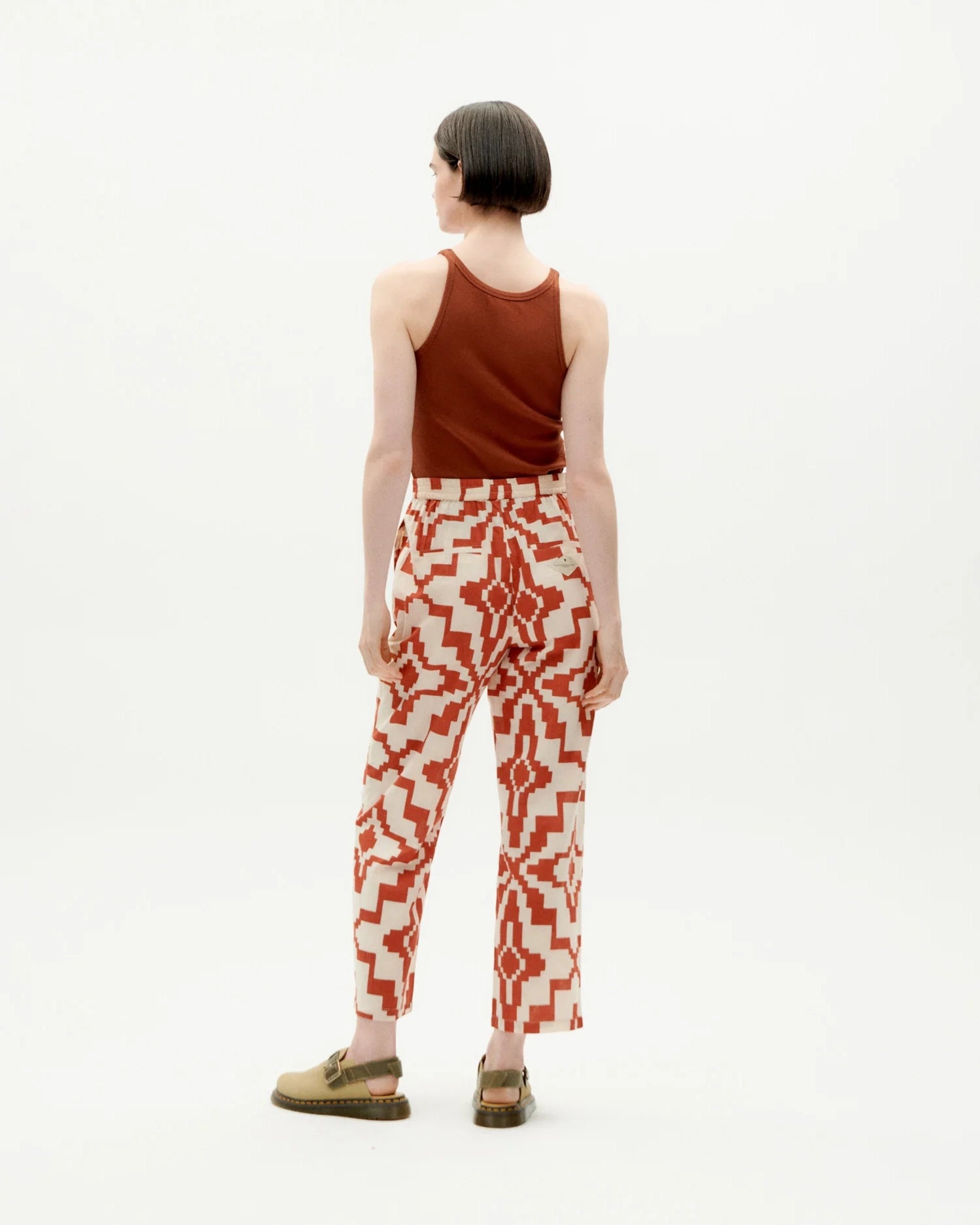 Pantalons Mariam - Orange ilusion
