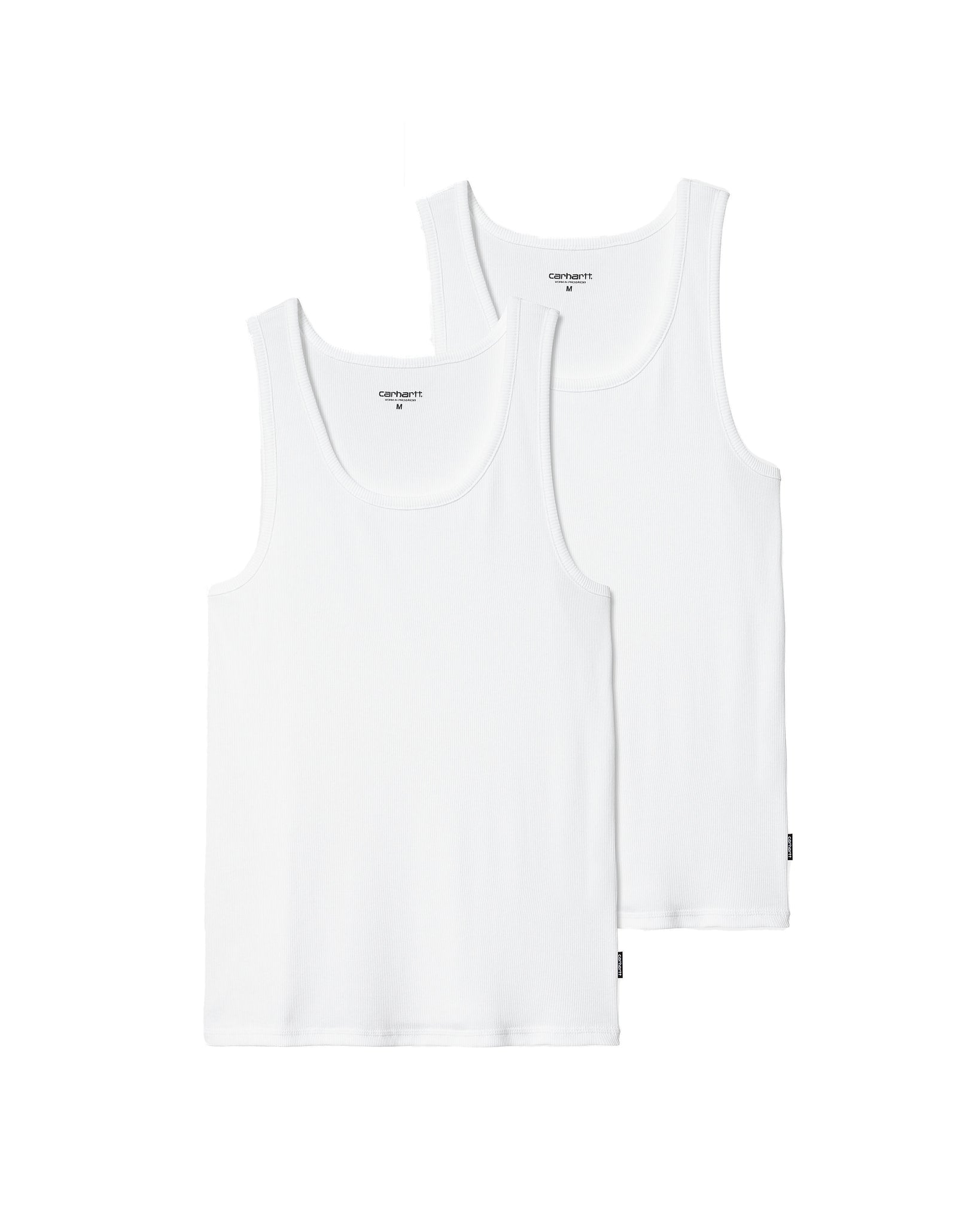 Samarretes de tirants A-Shirt (Pack de 2) - Blanc/Blanc
