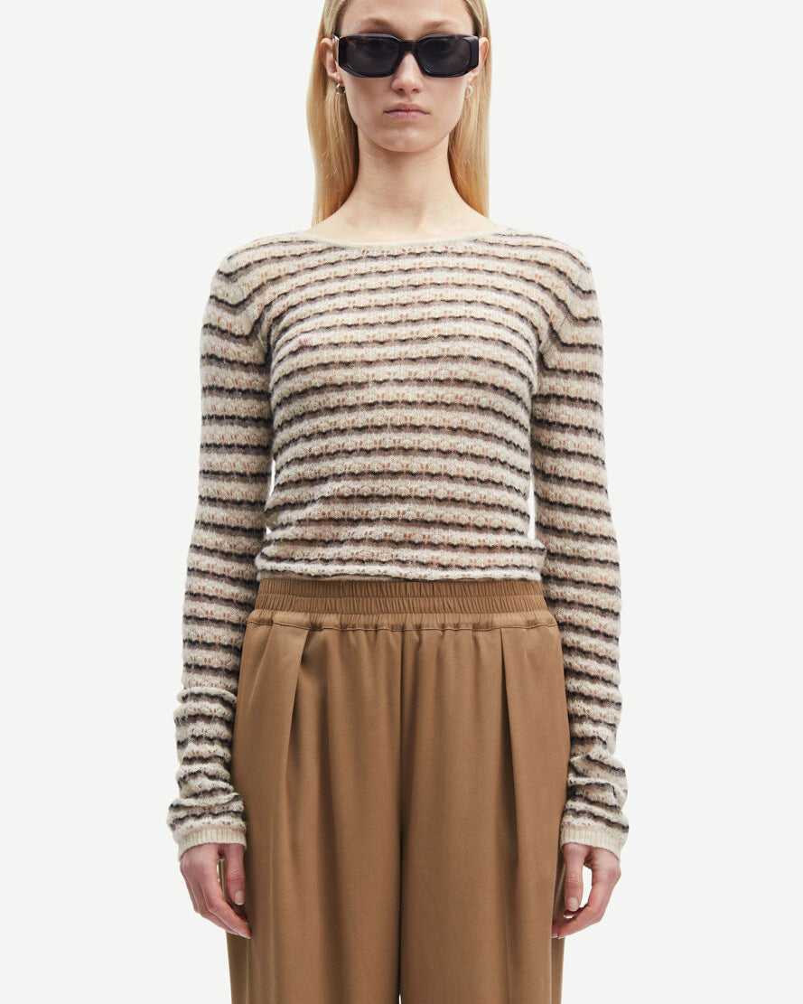 Marie crew neck sweater 14949 - Major brown st.