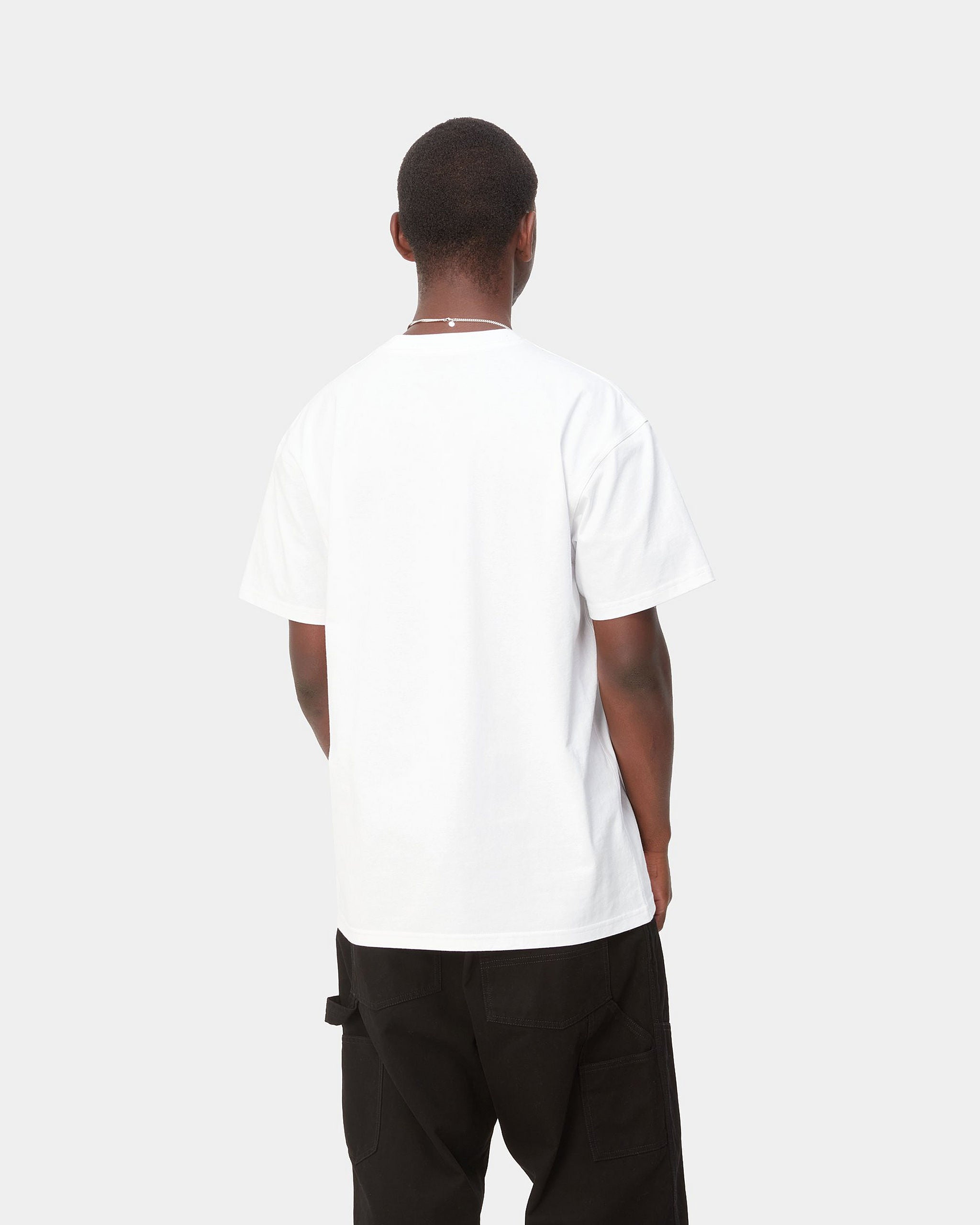 T-Shirt SS American Script - blanc