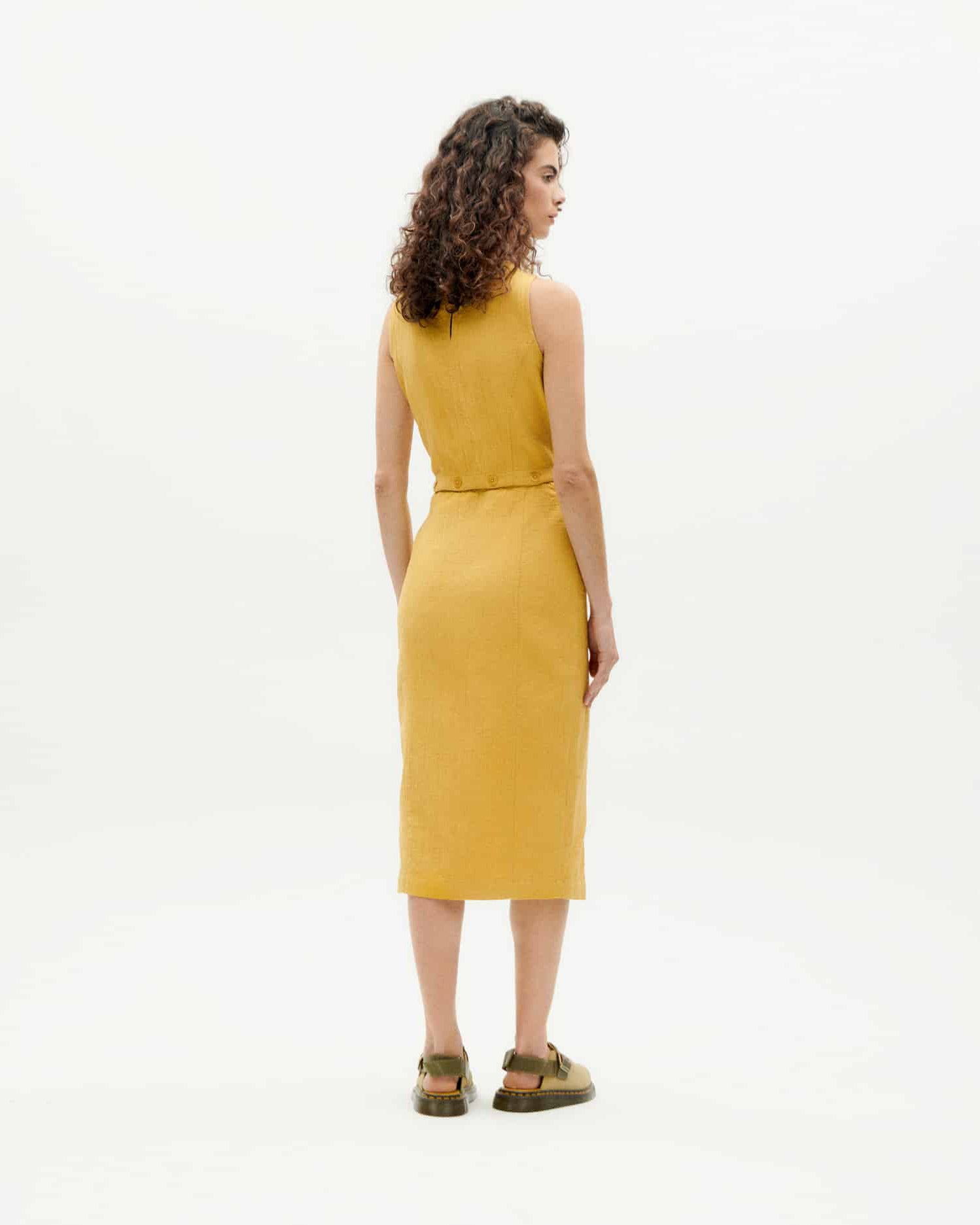 Vestido Wila - Amarillo