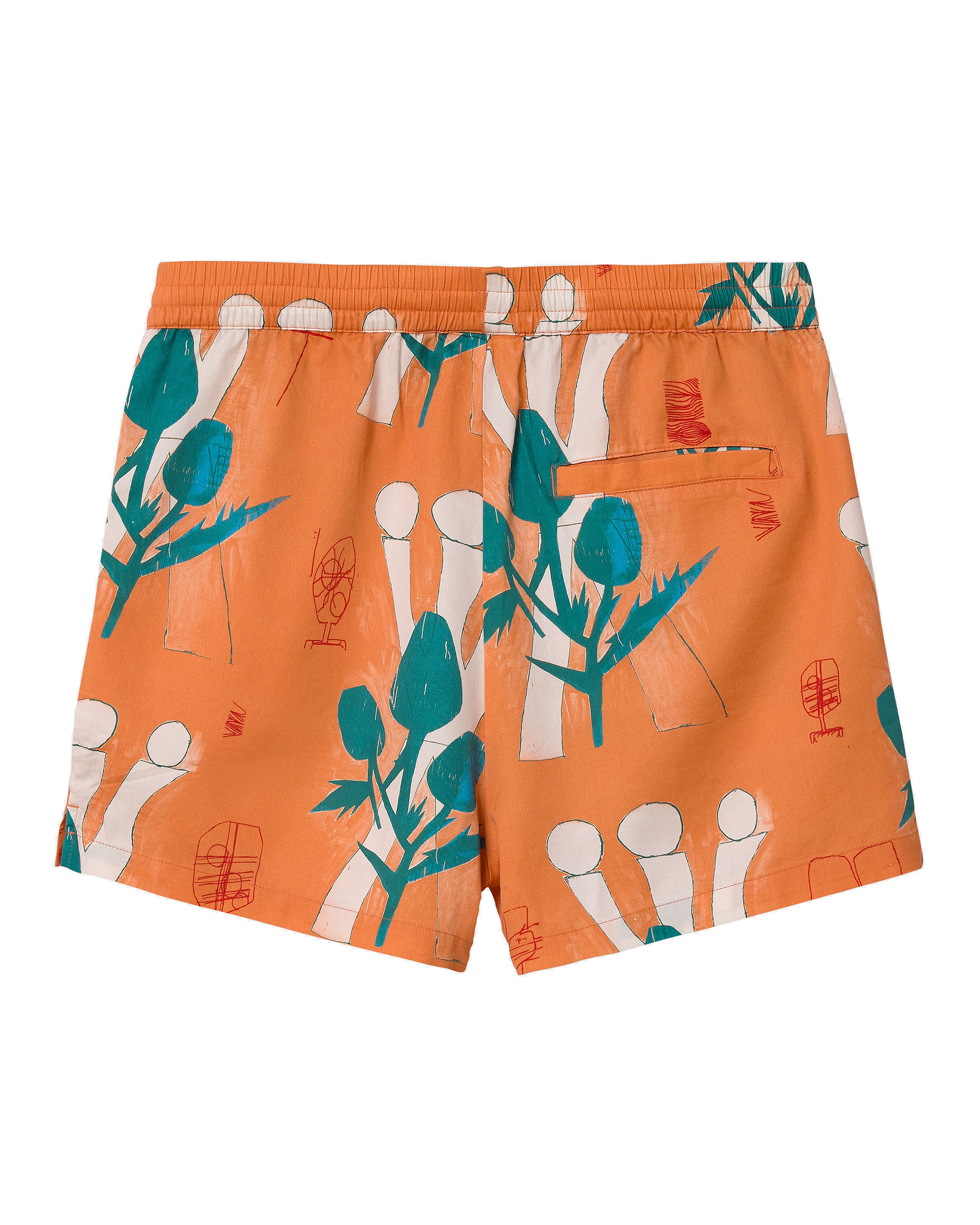 Carhartt WIP W | Shorts W Tom Król Flowers - Shrimp