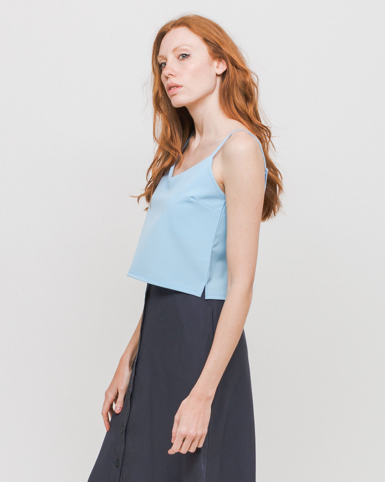 Side Party | Top Layer Up Tank - Vivid Blue